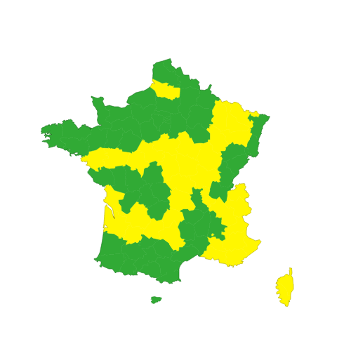Carte de Vigilance Météo France